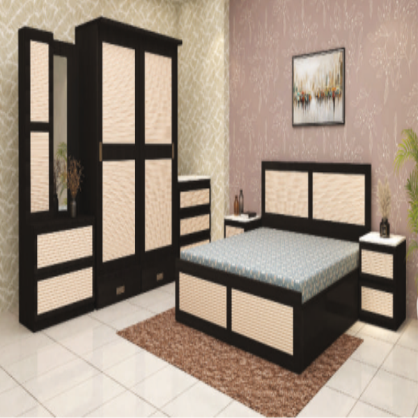 Bed , Wardrobe , Dresser